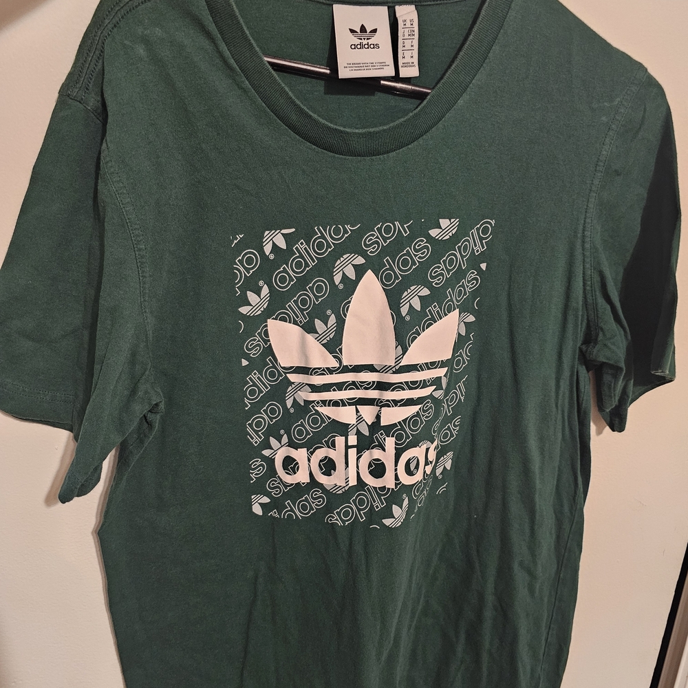 adidas Green Short Sleeve Tee